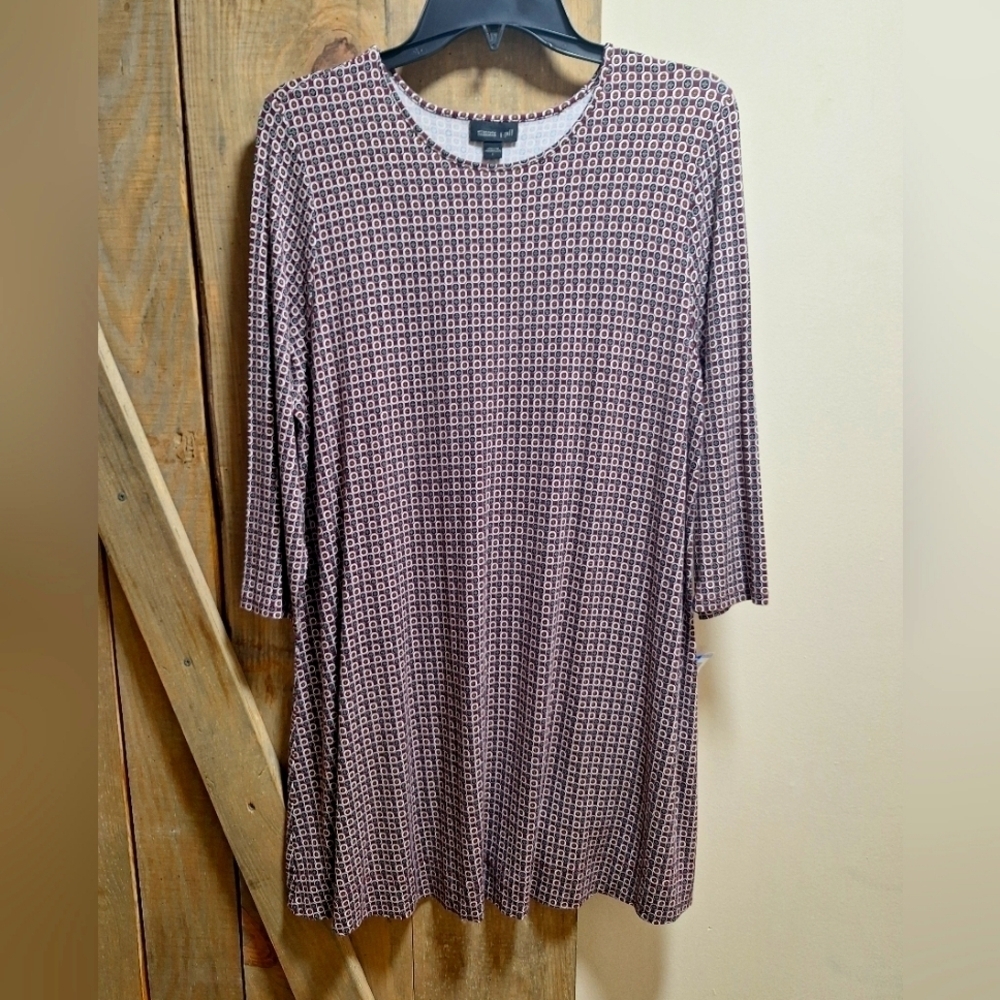 A J.Jill Wearever Collection Rayon mini dress in a size large. Pre-loved